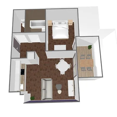 Apartment Prestige, Calme & Terrasse Ensoleillee