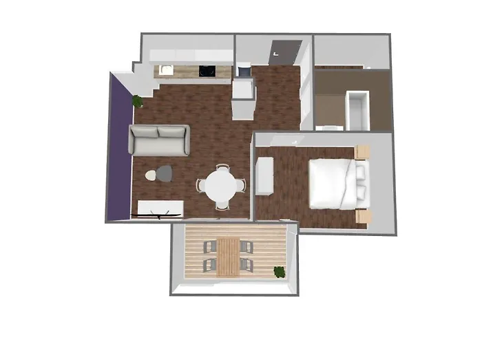 Prestige, Calme & Terrasse Ensoleillee דירה