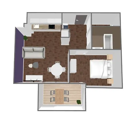 Prestige, Calme & Terrasse Ensoleillee Lejlighed